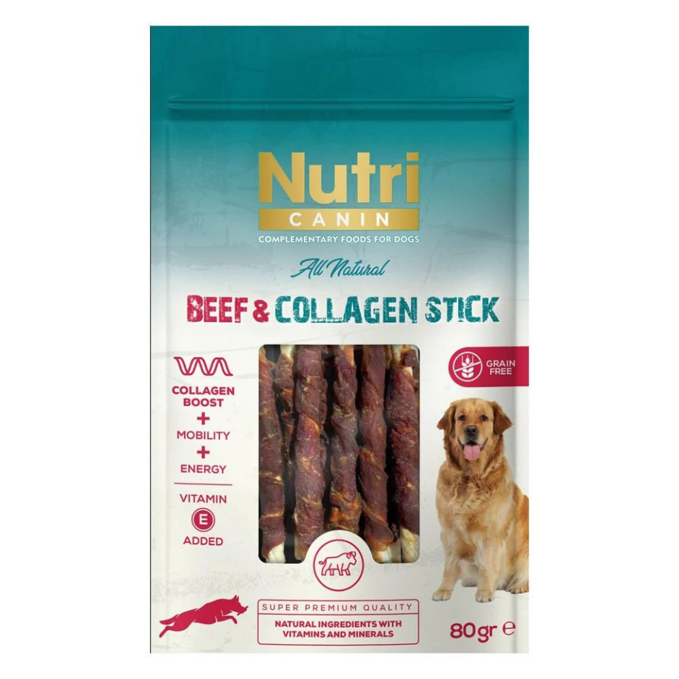 Nutri Canin Dana Etli Kolajen Çubuk 80 g