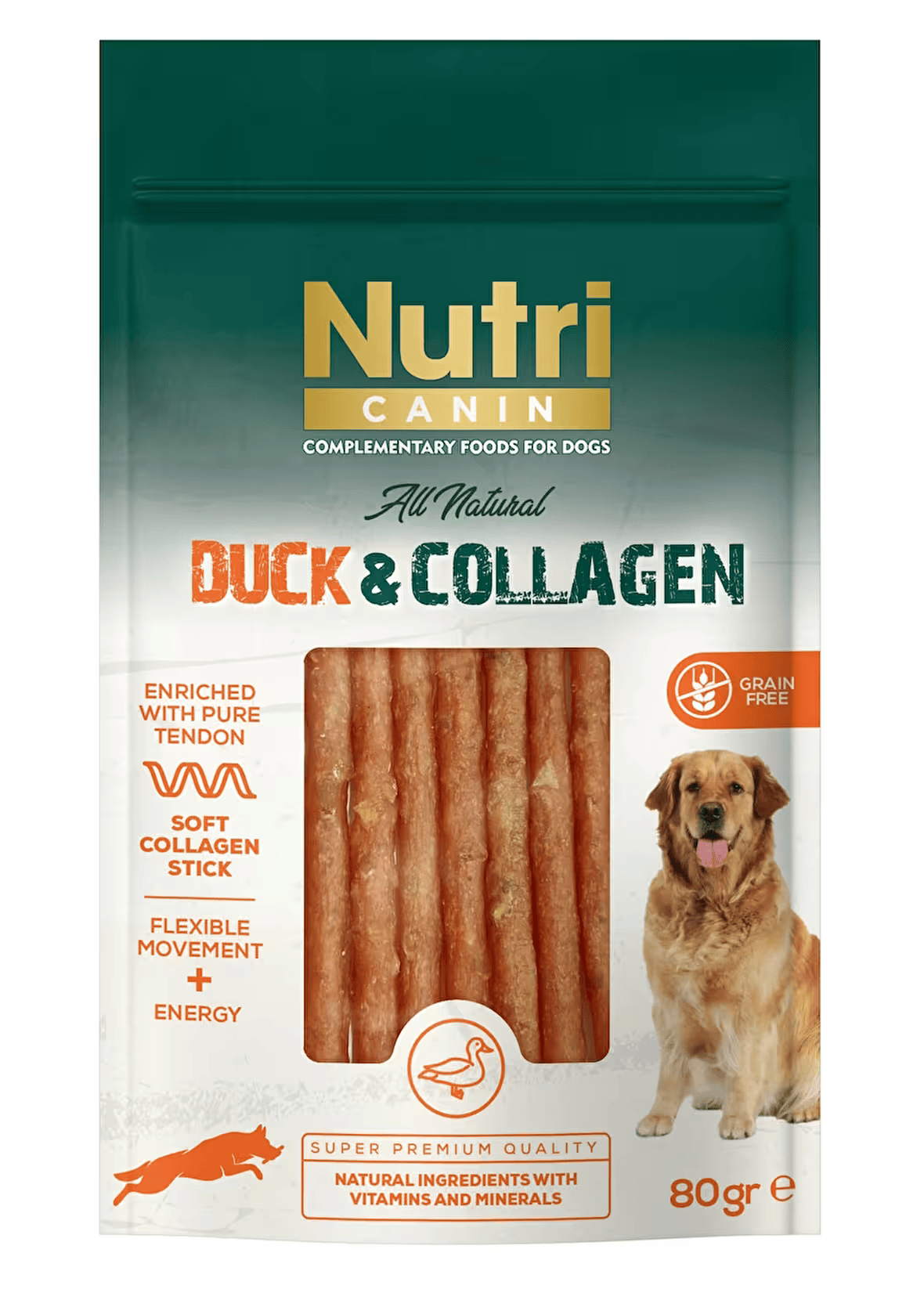 Nutri Canin Ördek Etli Kolajen 80 g