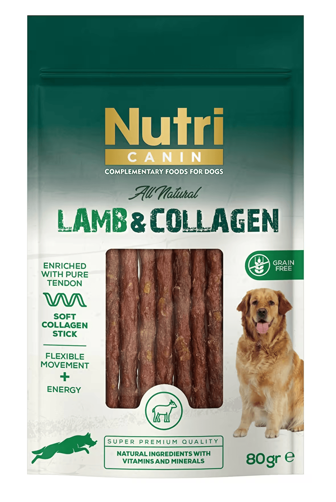 Nutri Canin Kuzu Etli Kolajen 80 g