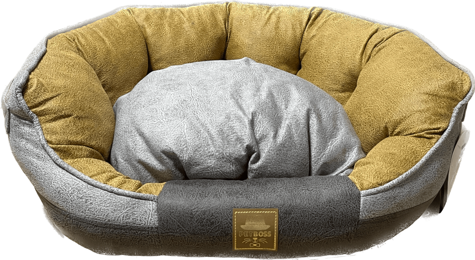 Petboss Yeni Nesil İstiridye İç Mekan S (Gri-Sarı-Antrasit)