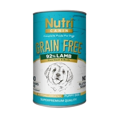 Nutri Canin Tahılsız Puppy Kuzu Etli Köpek Konservesi 400 gr