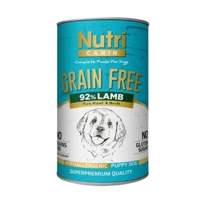 Nutri Canin Tahılsız Puppy Kuzu Etli Köpek Konservesi 400 gr