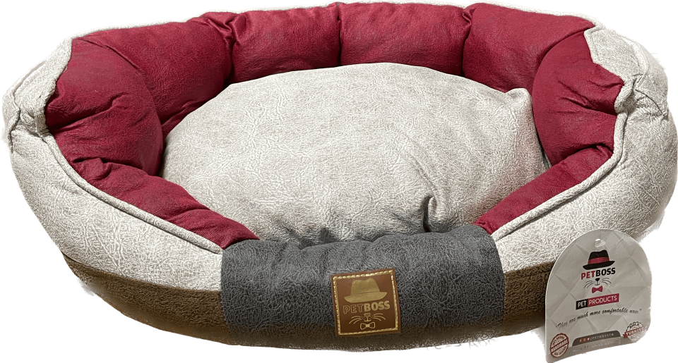 Petboss Yeni Nesil İstiridye İç Mekan S (Kırmızı-Bej-Kahverengi) STD