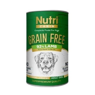 Nutri Canin %92 Kuzu Etli Tahılsız Yaş Maması 400 gr