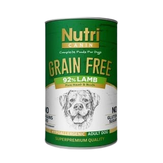 Nutri Canin %92 Kuzu Etli Tahılsız Yaş Maması 400 gr