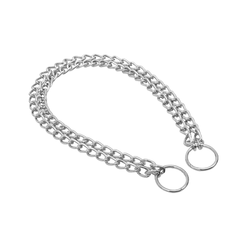 Doggie Boğmalı Duble Zincir Tasma Kromkaplama 2,5X35-45Cm
