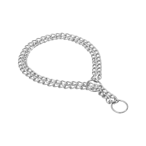 Doggie Boğmalı Duble Zincir Tasma Kromkaplama 2,5X35-45Cm