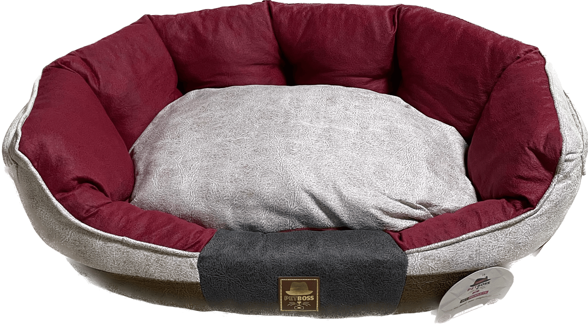 Petboss Yeni Nesil İstiridye İç Mekan M (Kırmızı-Bej-Kahverengi)