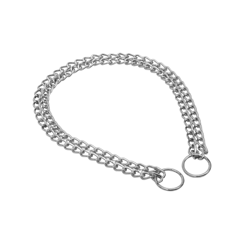 Doggie Boğmalı Duble Zincir Tasma Kromkaplama 2,5X45-55Cm