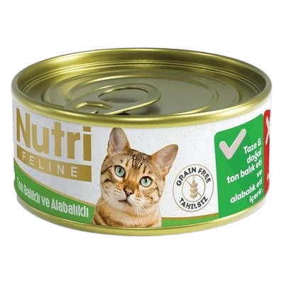 Nutri Feline Tahılsız Ton Alabalıklı Yaş Kedi Maması 85 gr