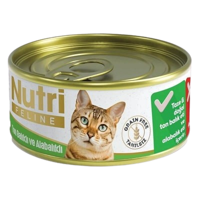 Nutri Feline Tahılsız Ton Alabalıklı Yaş Kedi Maması 85 gr