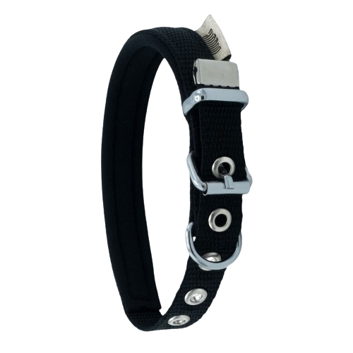 Doggie Konfor Dokuma Boyun Tasması Siyah 1,5X20-25Cm