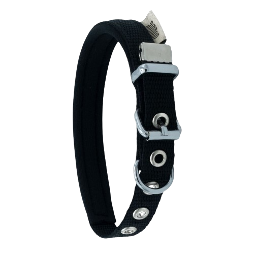 Doggie Konfor Dokuma Boyun Tasması Siyah 1,5X20-25Cm