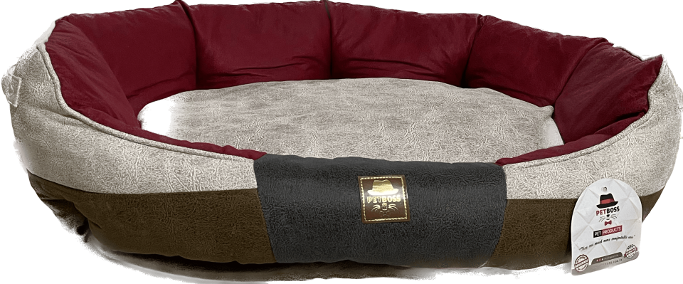 Petboss Yeni Nesil İstiridye İç Mekan L (Kırmızı-Bej-Kahverengi)