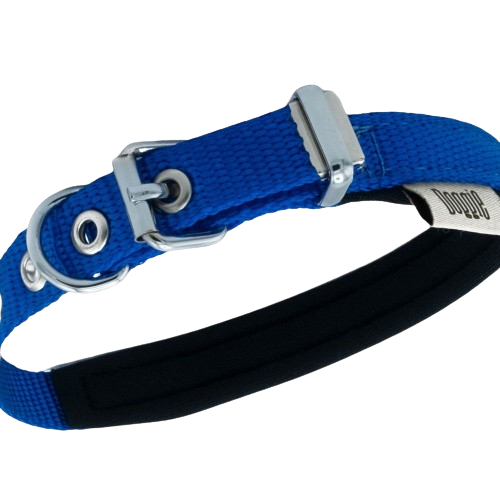 Doggie Konfor Dokuma Boyun Tasması Royalmavi 1,5X20-25Cm