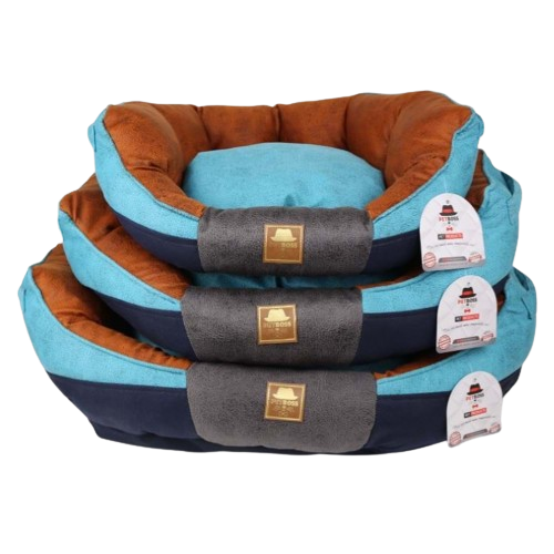 Petboss Yeni Nesil İstiridye İç Mekan L (Turkuaz-Turuncu-Lacivert) STD