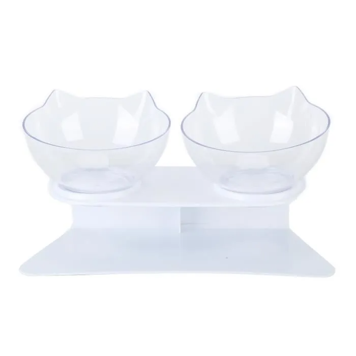 Renkli Figürlü İkili Mama Kabı