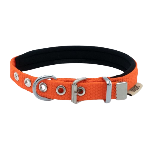 Doggie Konfor Dokuma Boyun Tasması Turuncu 1,5X20-25Cm