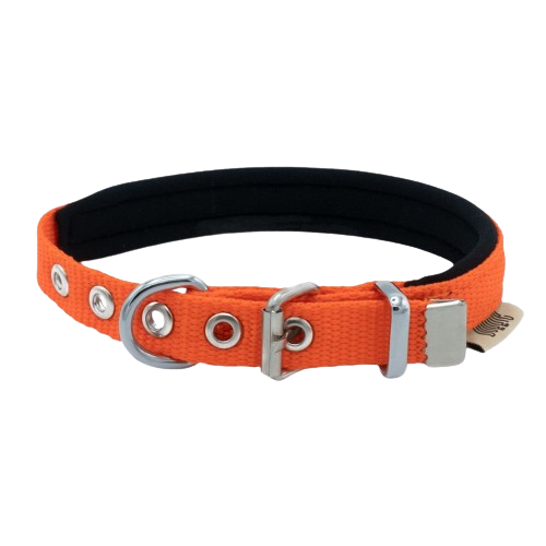 Doggie Konfor Dokuma Boyun Tasması Turuncu 1,5X20-25Cm