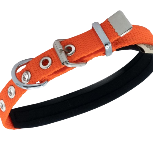 Doggie Konfor Dokuma Boyun Tasması Turuncu 1,5X20-25Cm