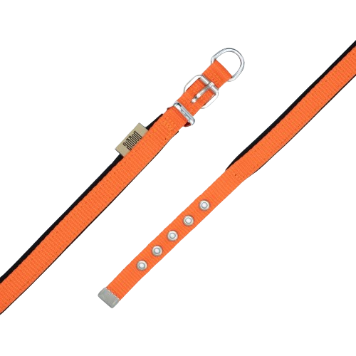 Doggie Konfor Dokuma Boyun Tasması Turuncu 1,5X20-25Cm