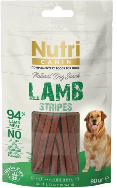 Nutri Canin Kuzulu Tahılsız Köpek Ödül Maması 80 gr