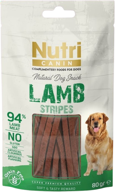 Nutri Canin Kuzulu Tahılsız Köpek Ödül Maması 80 gr