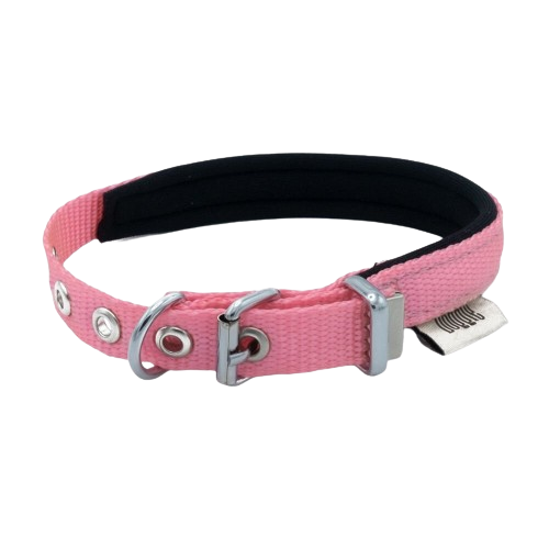 Doggie Konfor Dokuma Boyun Tasması Pembe 1,5X20-25Cm