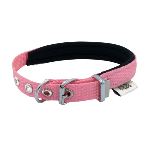 Doggie Konfor Dokuma Boyun Tasması Pembe 1,5X20-25Cm