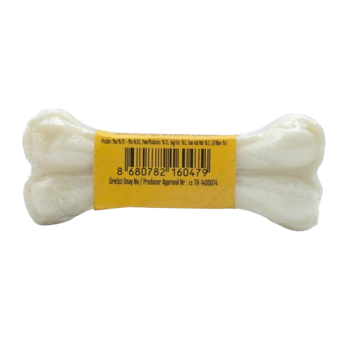 Delibon Deri Pres Kemik 7Cm Xs Boy 1Li Vakum Beyaz 7Cmx1Ad.