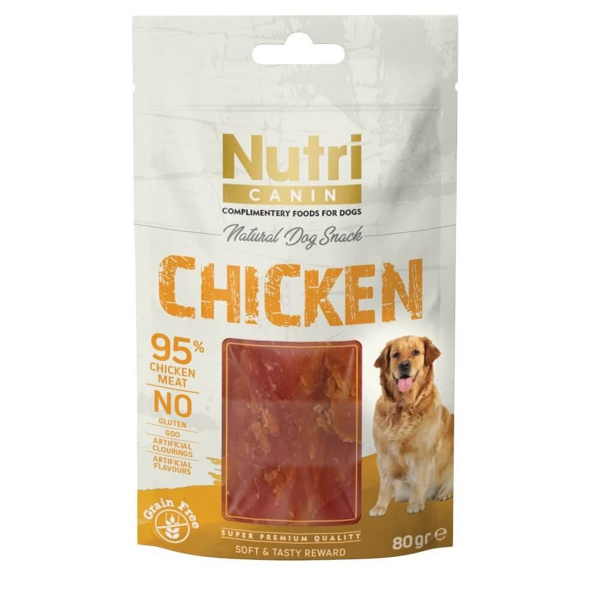 Nutri Canin Tahılsız Tavuk Etli Köpek Ödül Maması 80 gr