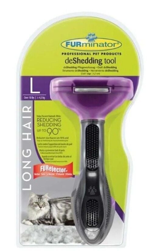 Furminator Uzun Tüylü Kedi Tarağı L