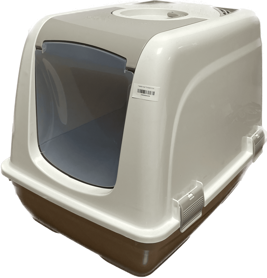 İba Pet Kapalı Kedi Tuvaleti 2 Gri
