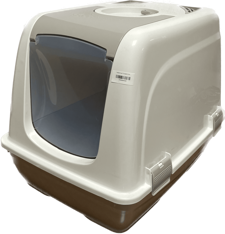 İba Pet Kapalı Kedi Tuvaleti 2 Gri