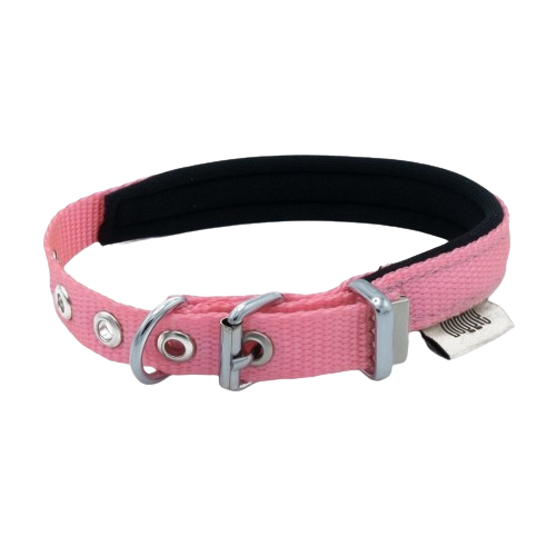 Doggie Konfor Dokuma Boyun Tasması Pembe 1,5X25-30Cm