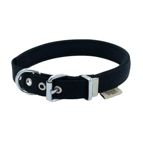 Doggie Konfor Dokuma Boyun Tasması Siyah 2X30-35Cm
