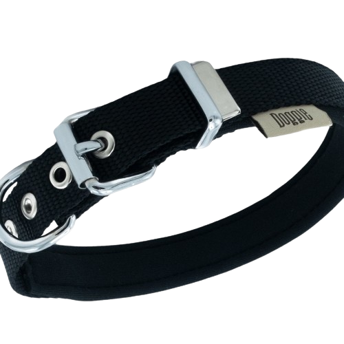 Doggie Konfor Dokuma Boyun Tasması Siyah 2X30-35Cm