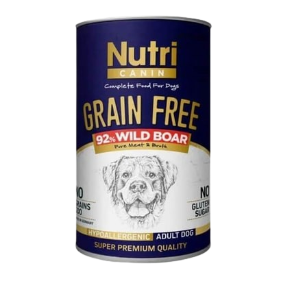Nutri Canin Tahılsız Yaban Domuzlu Yetişkin Köpek Konservesi 400 Gr