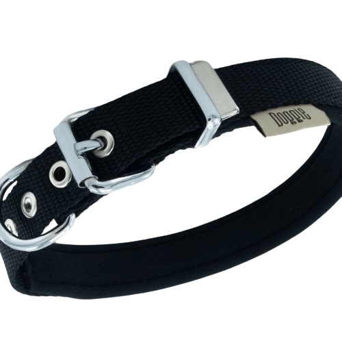 Doggie Konfor Dokuma Boyun Tasması Siyah 2X35-40Cm