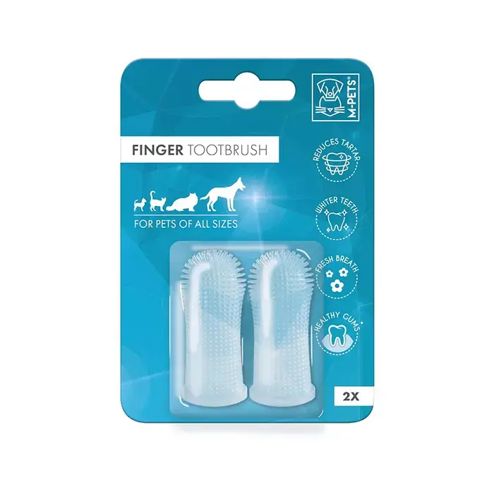 M-Pets Parmak Pet Diş Fırçası 2 adet