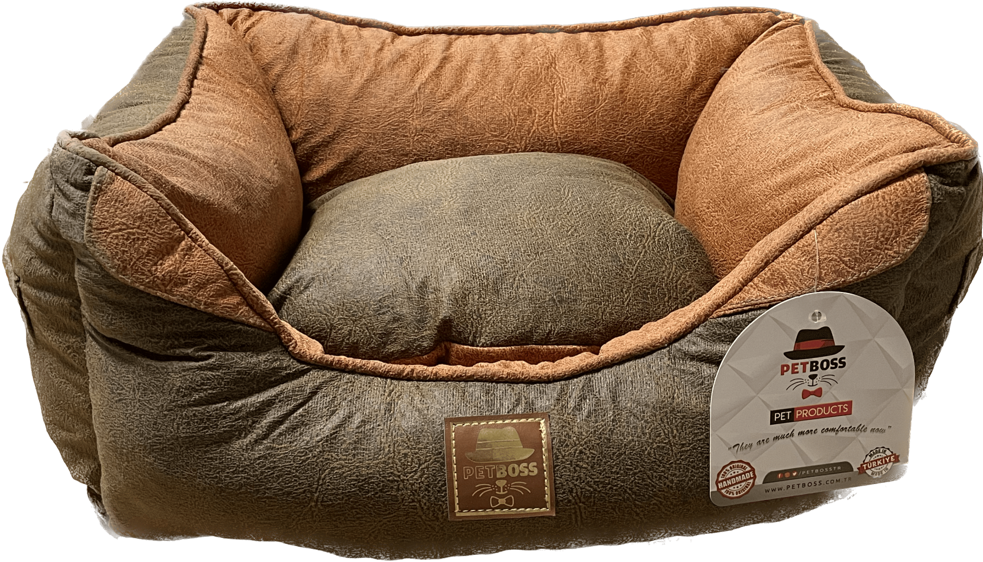 Petboss Yeni Nesil Üçlü Set İç S (Turuncu-Kahverengi)