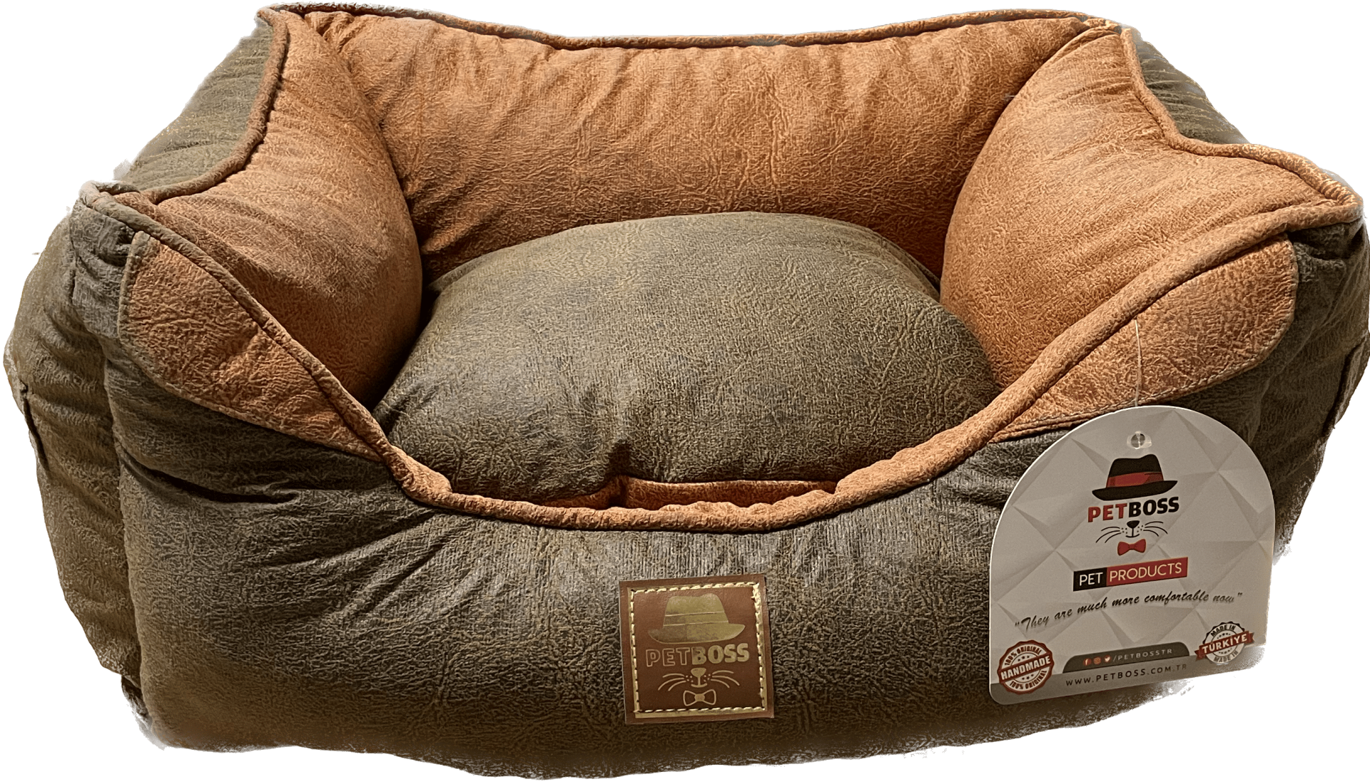 Petboss Yeni Nesil Üçlü Set İç S (Turuncu-Kahverengi)