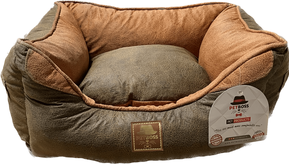 Petboss Yeni Nesil Pet Yatağı İç S (Turuncu-Kahverengi) STD