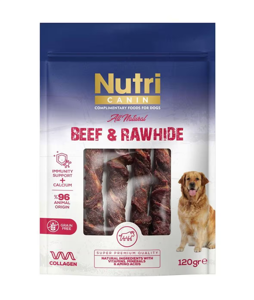 Nutri Canin Sığır Etli Sargılı Kemik 120 g