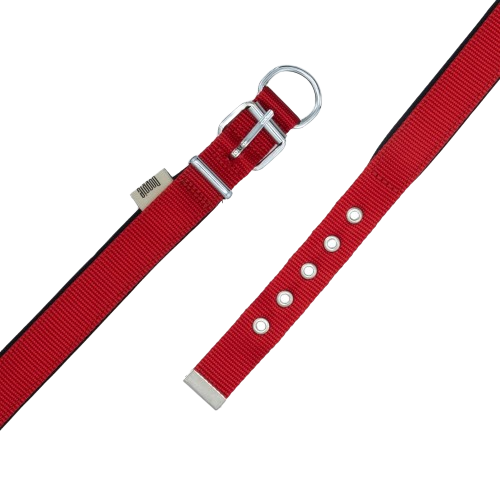 Doggie Konfor Dokuma Boyun Tasması Kırmızı 2,5X37-45Cm