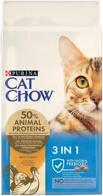 Cat Chow 3ın1 Hindili Yetişkin Kedi Maması 15 kg