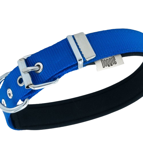 Doggie Konfor Dokuma Boyun Tasması Royalmavi 2,5X37-45Cm