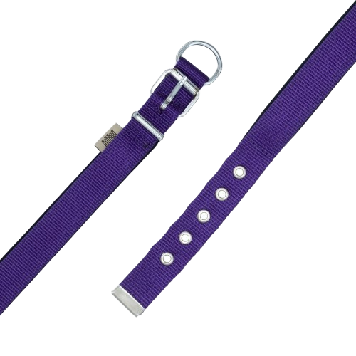 Doggie Konfor Dokuma Boyun Tasması Mor 2,5X37-45Cm