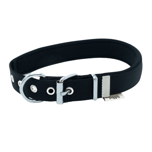 Doggie Konfor Dokuma Boyun Tasması Siyah 2,5X42-50Cm