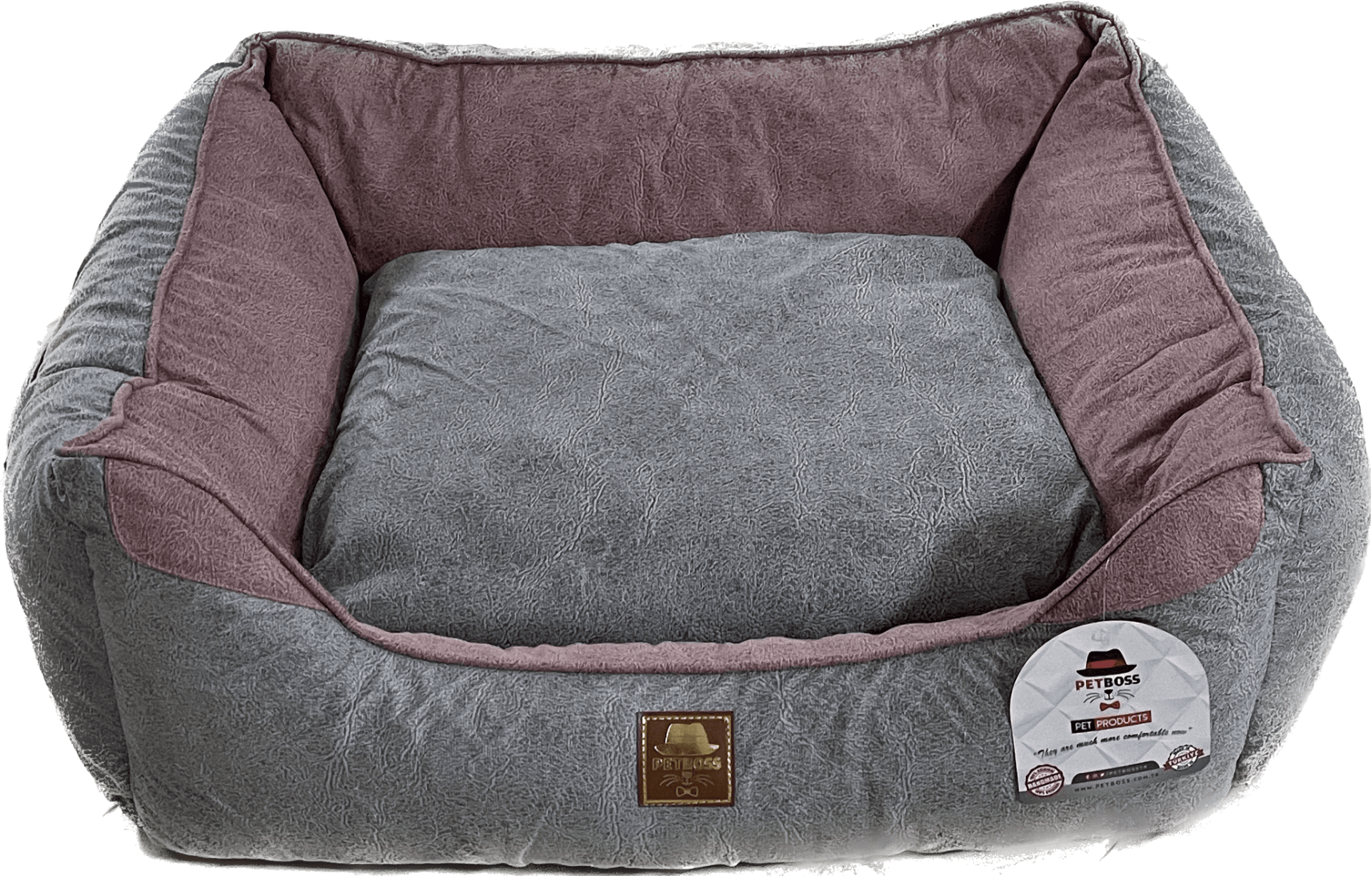 Petboss Yeni Nesil Üçlü Set İç L (Pembe-Gri)